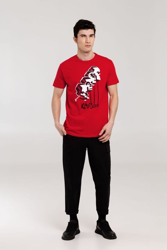 Футболка &laquo;Меламед. Kraftwerk&raquo;, красная арт.70910.50