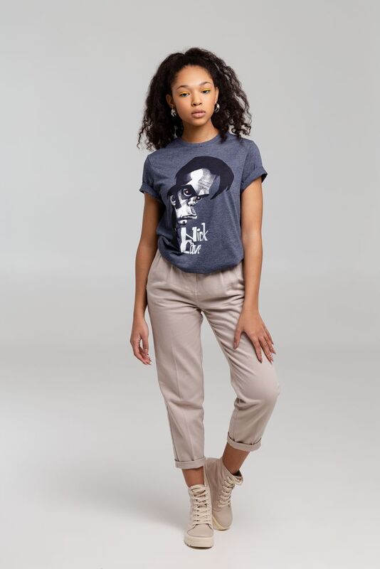 Футболка &laquo;Меламед. Nick Cave&raquo;, темно-синий меланж арт.70914.40