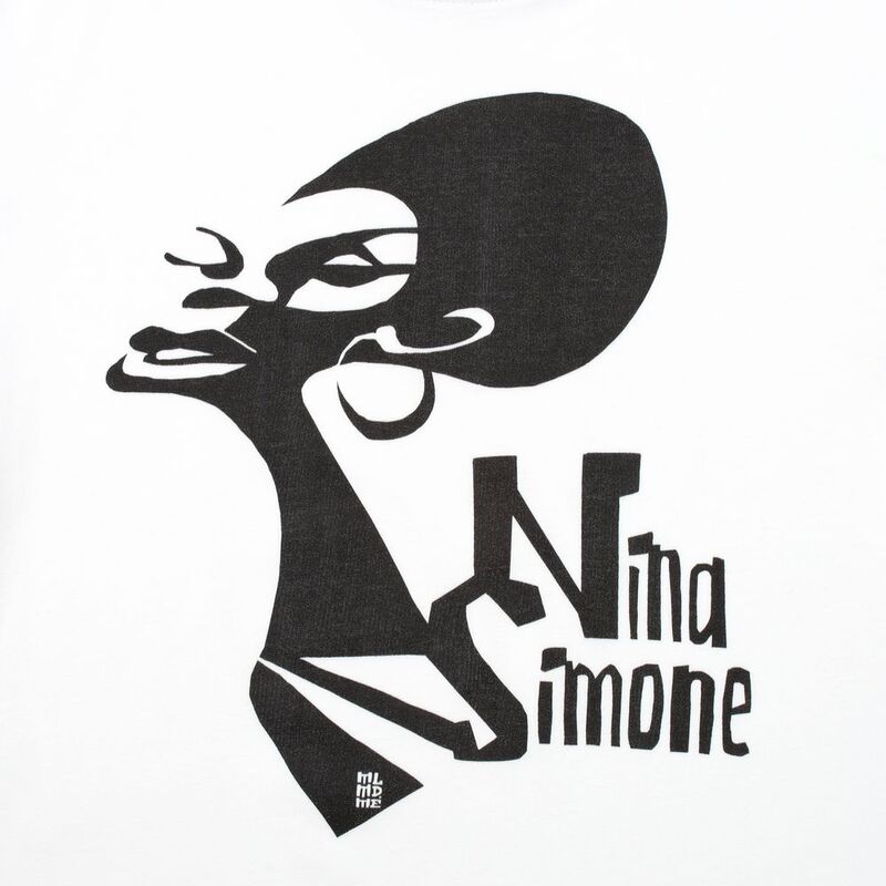 Футболка женская &laquo;Меламед. Nina Simone&raquo;, белая арт.70915.60