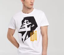 Футболка &laquo;Меламед. Виктор Цой&raquo;, белая арт.70919.60