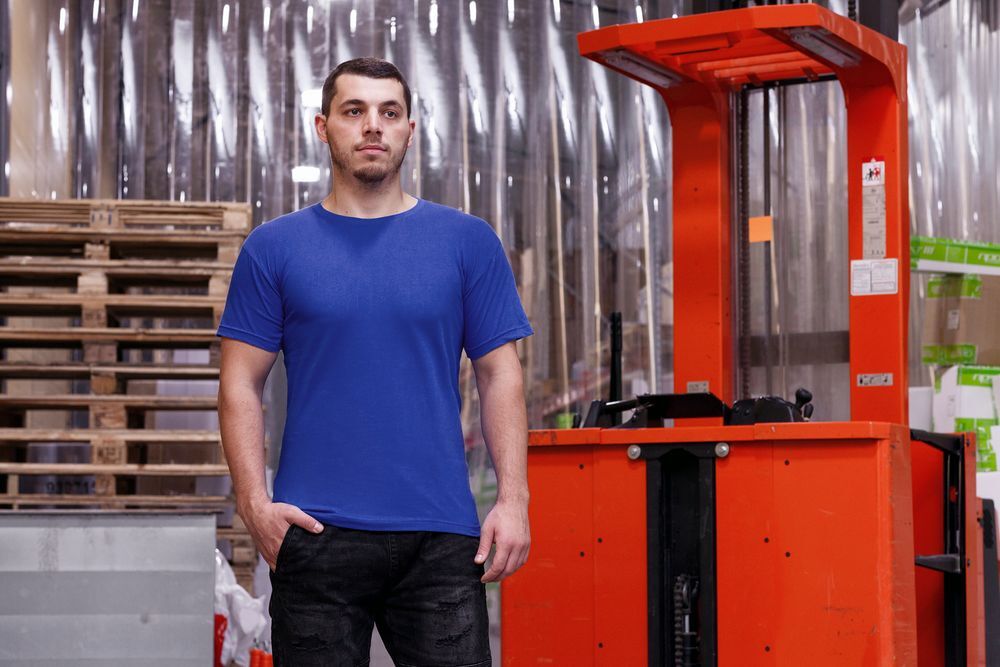 Футболка унисекс T-Bolka 180, светлый меланж арт.6994.12