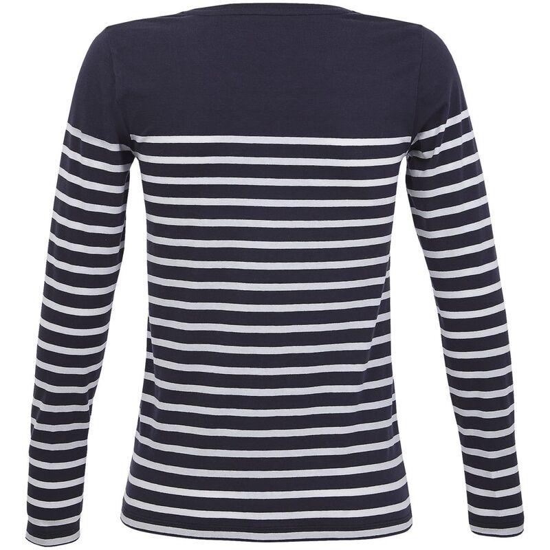 Футболка женская с длинным рукавом Matelot LSL Women, синяя с белым арт.03100912