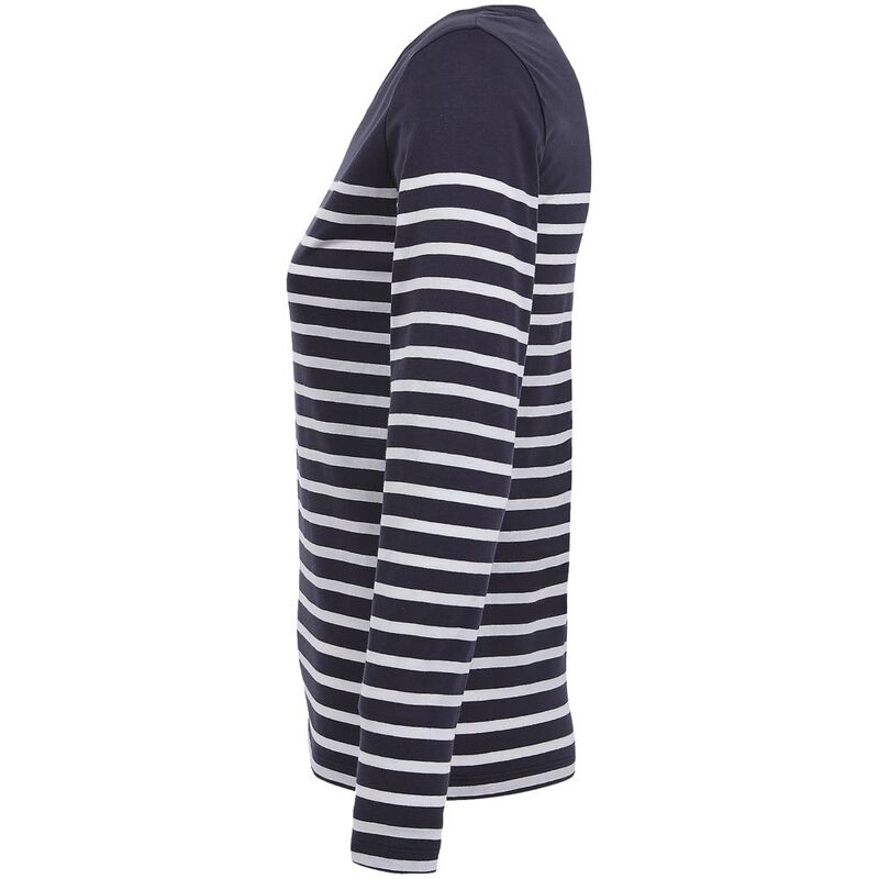 Футболка женская с длинным рукавом Matelot LSL Women, синяя с белым арт.03100912