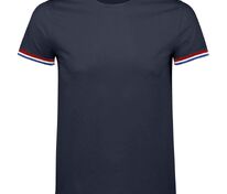 Футболка мужская Rainbow Men, темно-синяя с ярко-синим арт.03108534