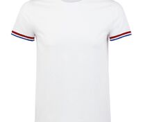 Футболка мужская Rainbow Men, белая с ярко-синим арт.03108907