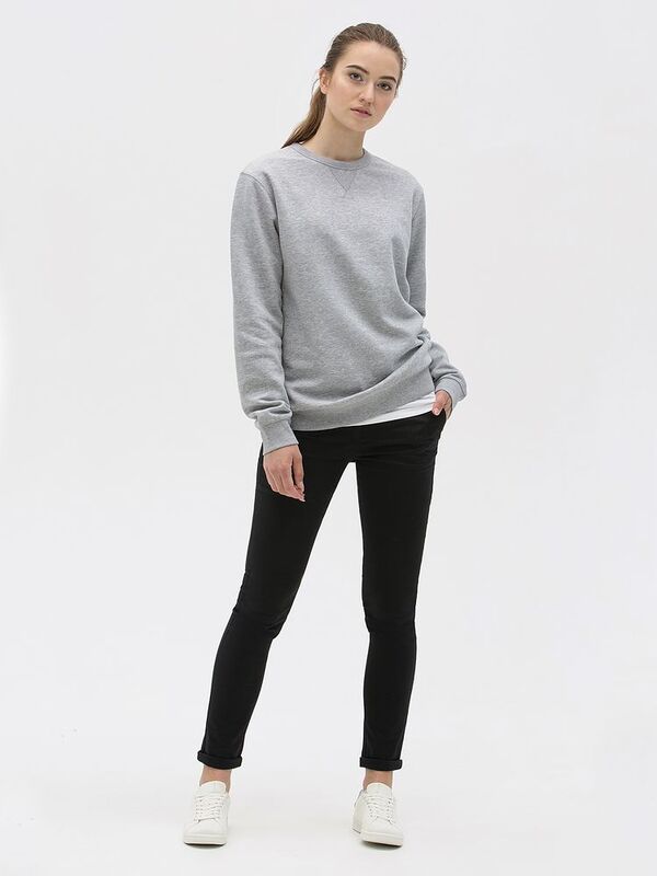 Толстовка унисекс Sully, светло-серый меланж арт.02990300