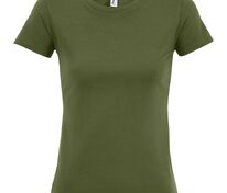 Футболка женская Imperial Women 190, зеленый хаки арт.11502289
