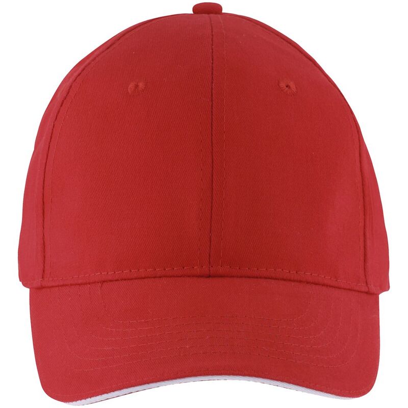 Бейсболка Solar, красная с белым арт.03092908TUN