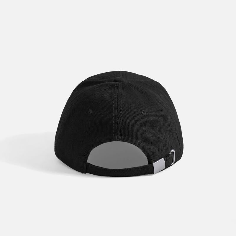 Бейсболка Buffalo, черная с ярко-синим арт.6404.34