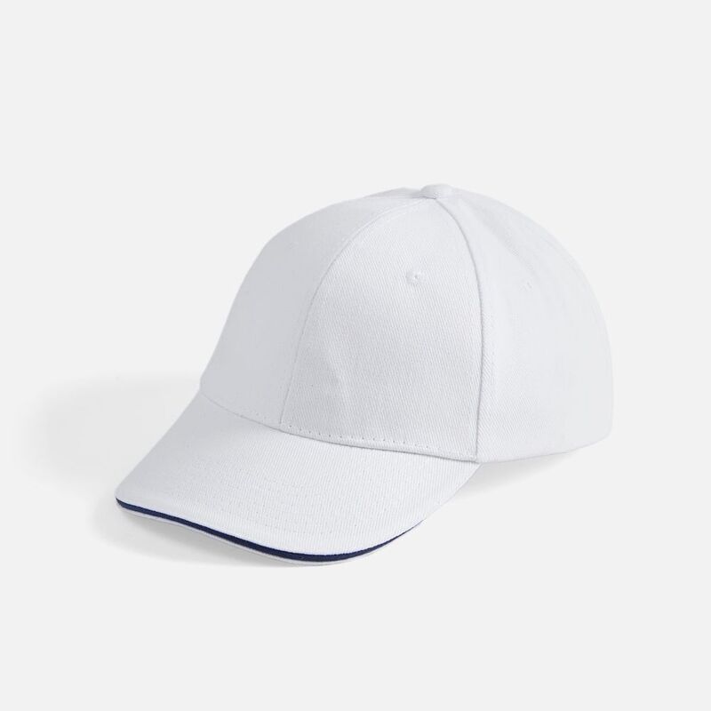 Бейсболка Buffalo, белая с темно-синим арт.6404.64