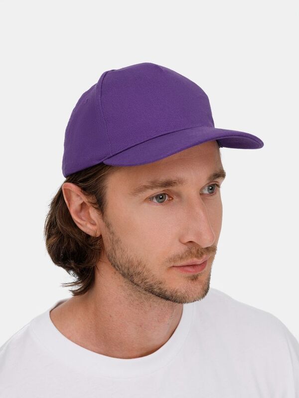 Бейсболка Long Beach, темно-фиолетовая арт.00594712TUN