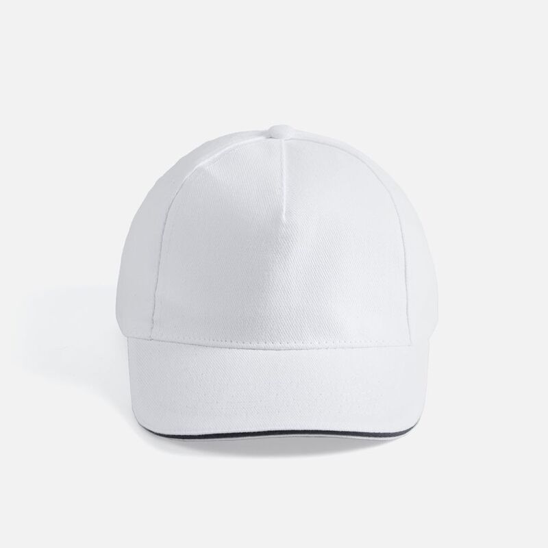 Бейсболка Long Beach, белая с темно-синим арт.00594989TUN