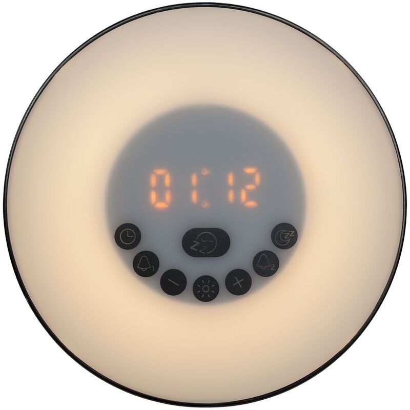 Лампа-колонка dreamTime для пробуждения светом и музыкой, черная арт.10623.30