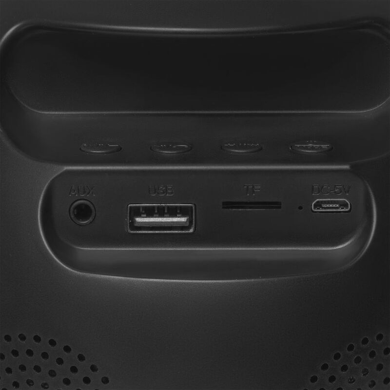 Лампа-колонка dreamTime для пробуждения светом и музыкой, черная арт.10623.30