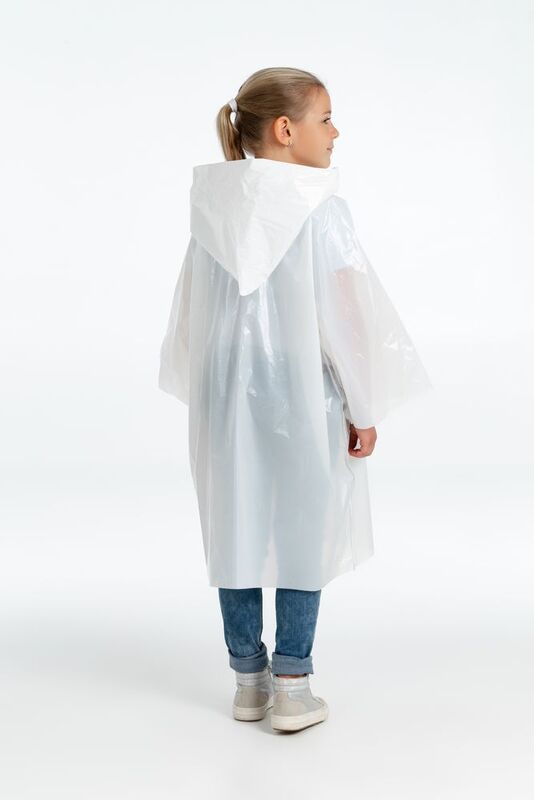 Дождевик-плащ детский BrightWay Kids, белый арт.11877.60