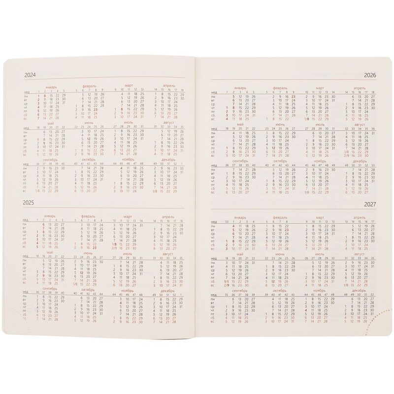 Ежедневник Capital, недатированный, бордовый арт.16081.55