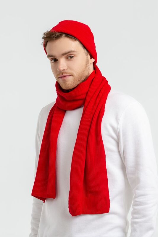 Шарф Life Explorer, красный (алый) арт.11660.50