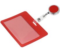 Чехол для карточки с ретрактором Devon, красный арт.11645.50