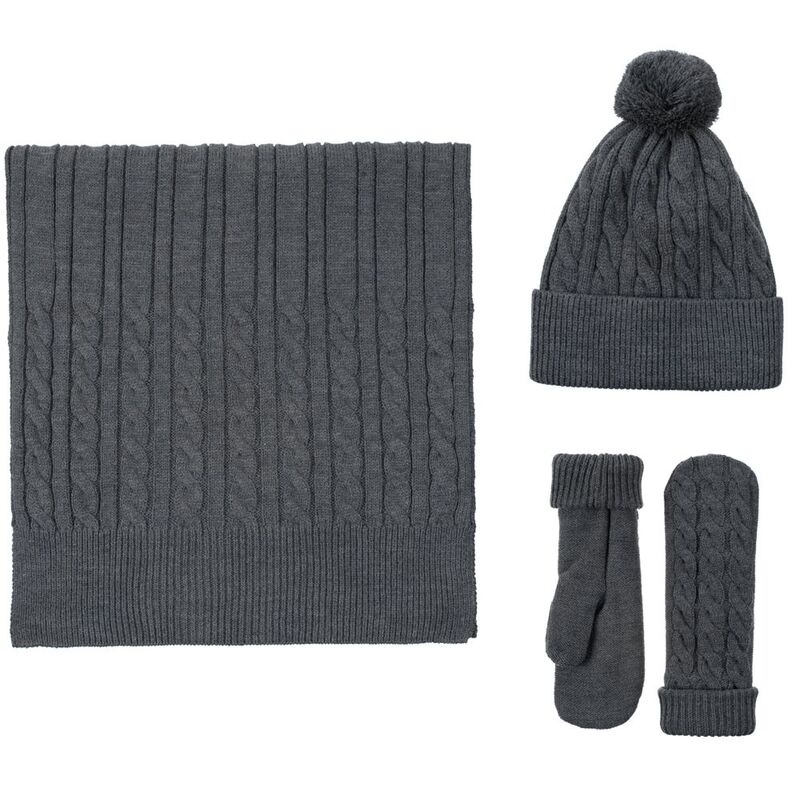 Варежки Heat Trick, серый меланж арт.12877.13