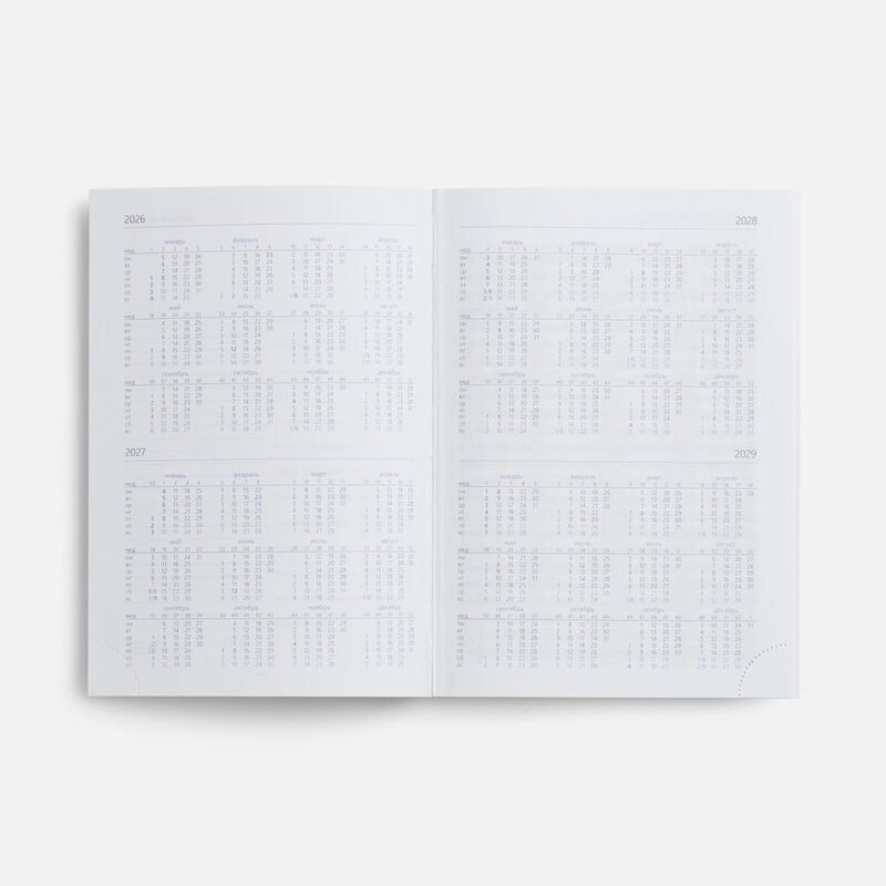 Ежедневник New Nebraska, датированный, синий арт.12878.44