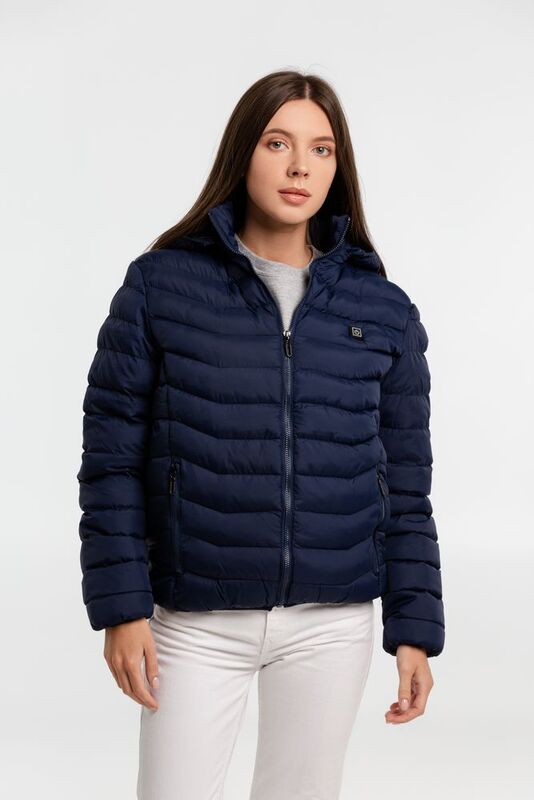 Куртка с подогревом Thermalli Chamonix, темно-синяя арт.11678.40