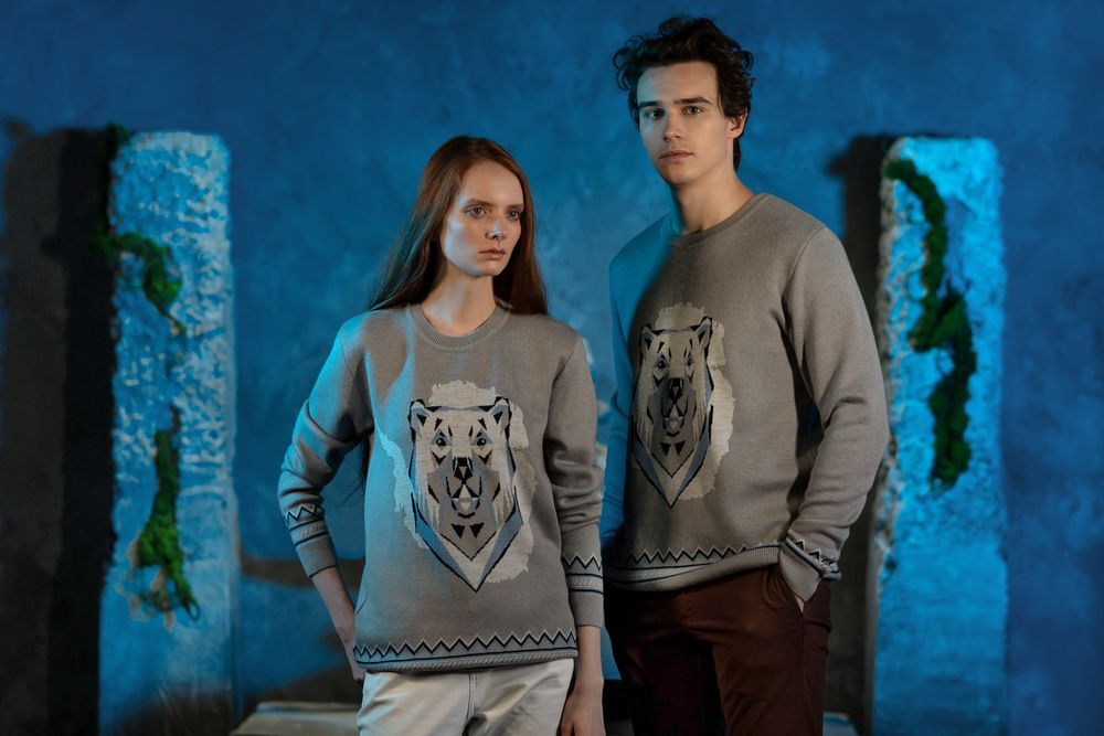 Джемпер Totem Bear, серый арт.47701.05