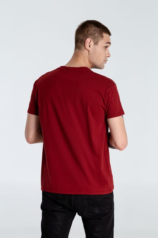 Футболка A God is High, гранатово-красная арт.70965.51