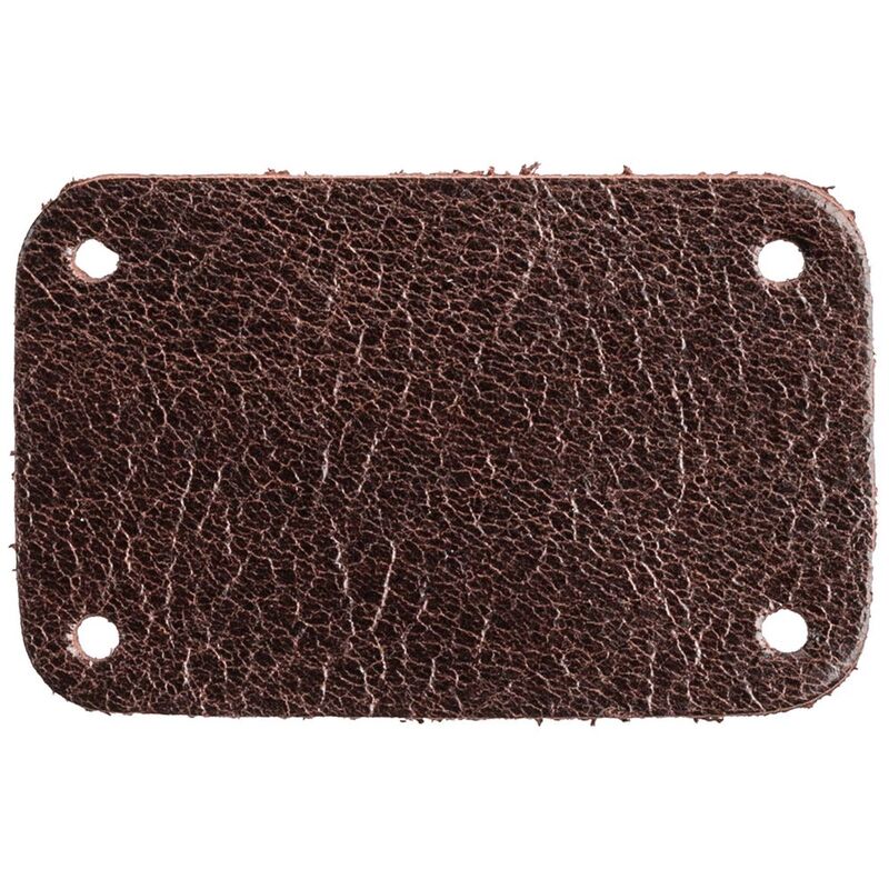 Лейбл кожаный Beta, S, коричневый арт.13845.59