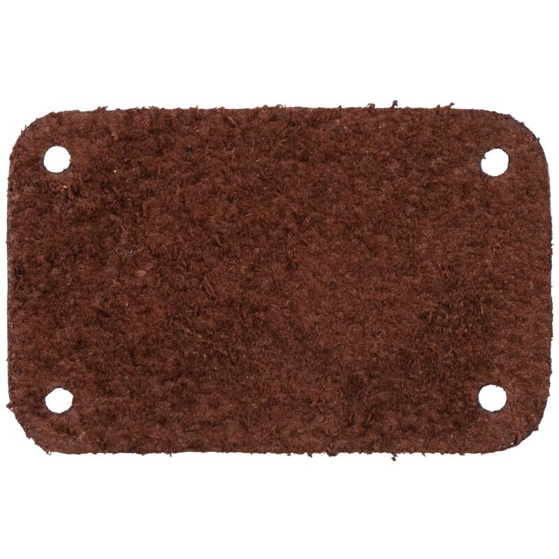 Лейбл кожаный Beta, S, коричневый арт.13845.59