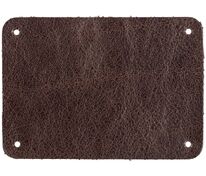 Лейбл кожаный Beta, XL, коричневый арт.13944.59