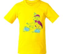 Футболка детская Roller Skates, желтая арт.70990.80