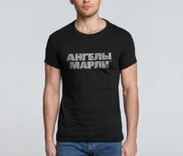 Футболка &laquo;Ангелы марли&raquo;, черная арт.71024.30