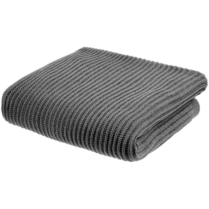 Плед Shirr, серый меланж арт.21277.11