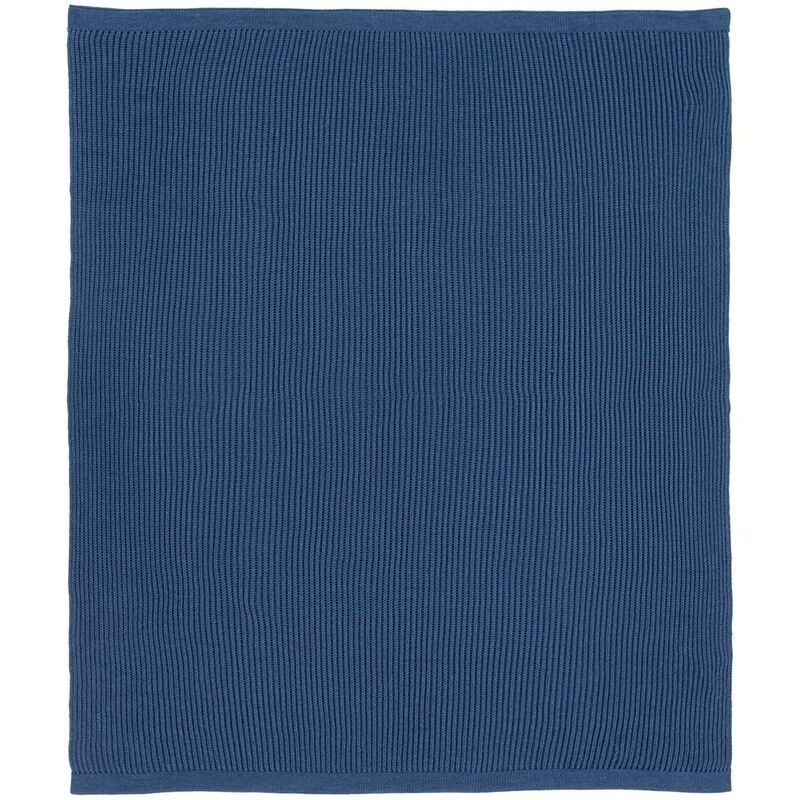 Плед Shirr, синий (деним) арт.21277.43