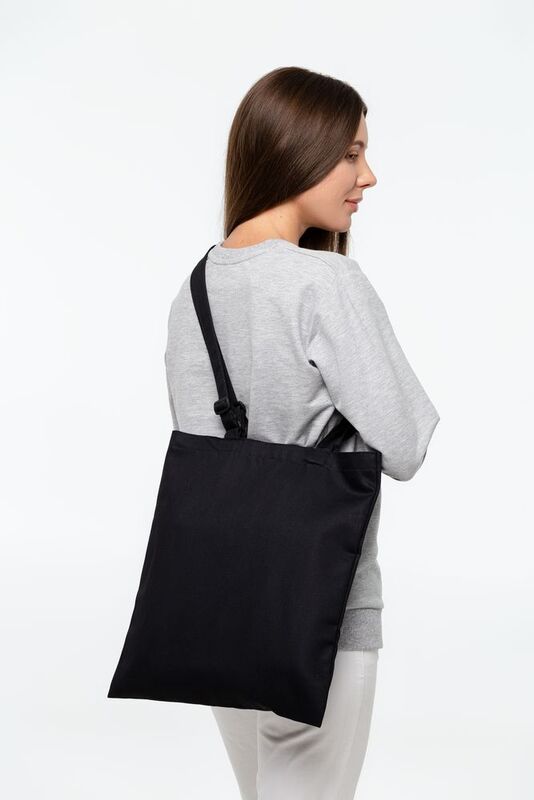 Сумка для покупок с регулируемыми ручками Leta, черная арт.12198.30