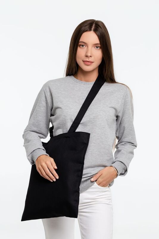 Сумка для покупок с регулируемыми ручками Leta, черная арт.12198.30