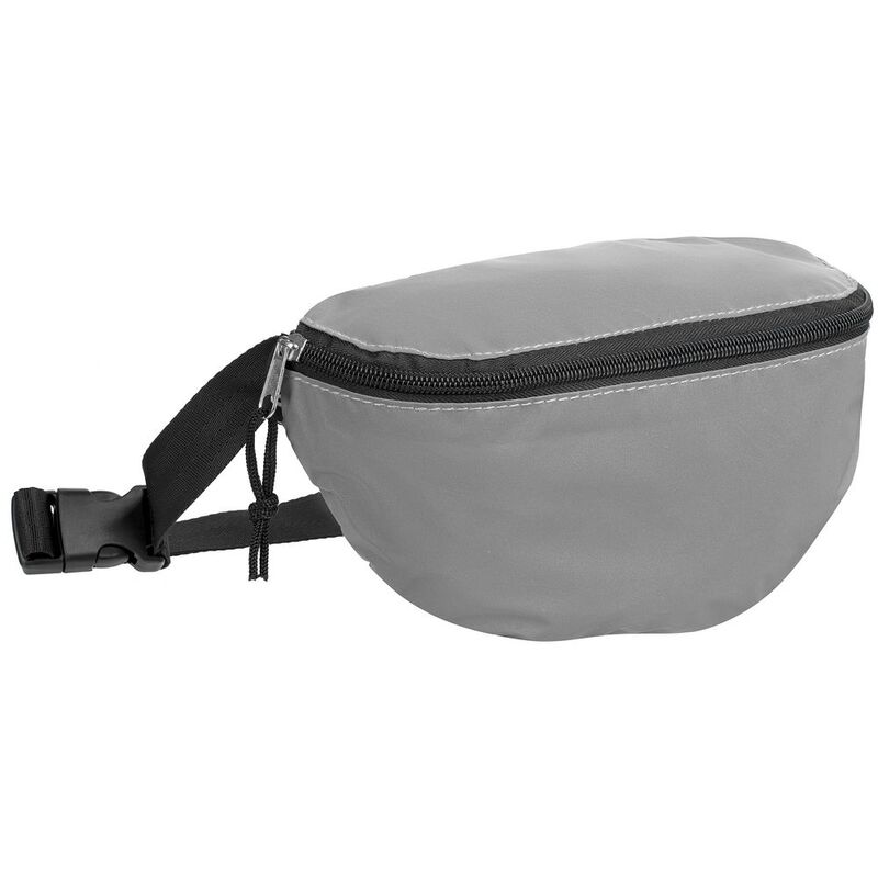 Поясная сумка Manifest из светоотражающей ткани, серая арт.12346.11