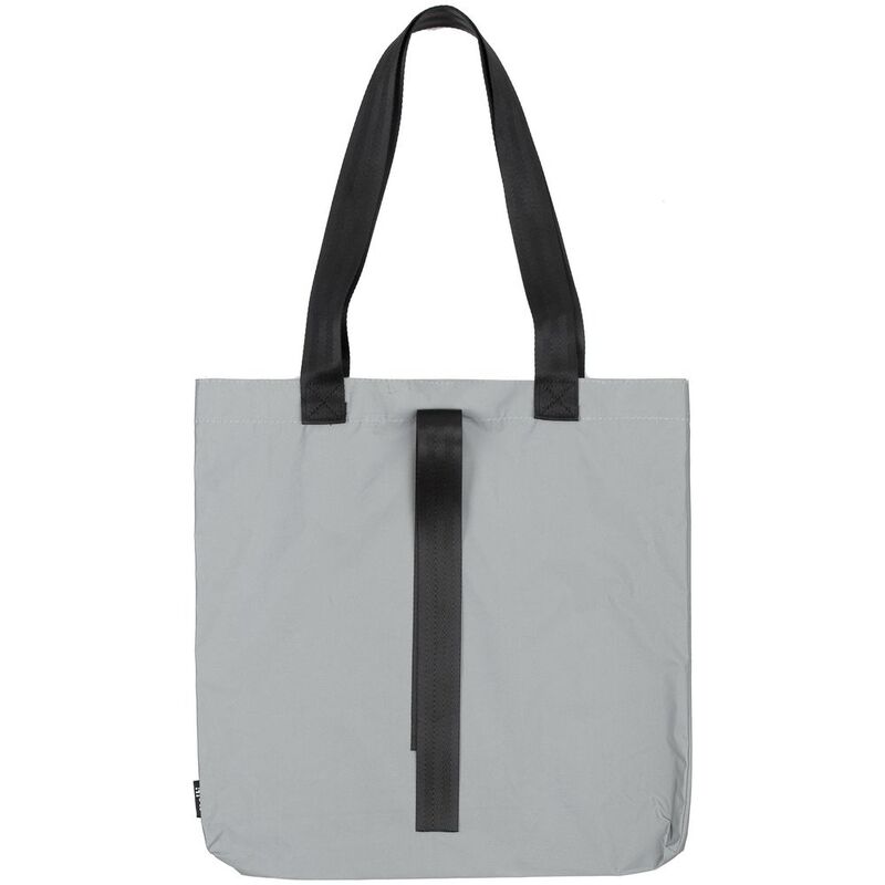 Шопер Manifest из светоотражающей ткани, серый арт.12347.11