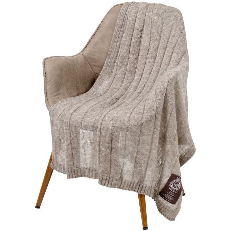 Плед Grasse, бежево-серый арт.20106.00