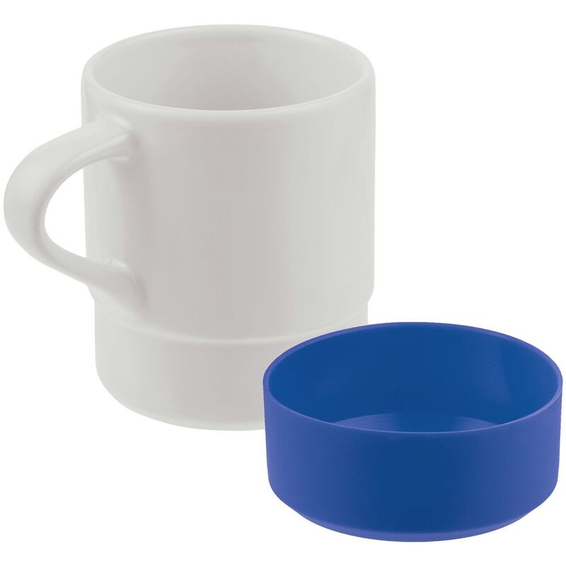 Кружка с силиконовой подставкой Protege , синяя арт.12892.40
