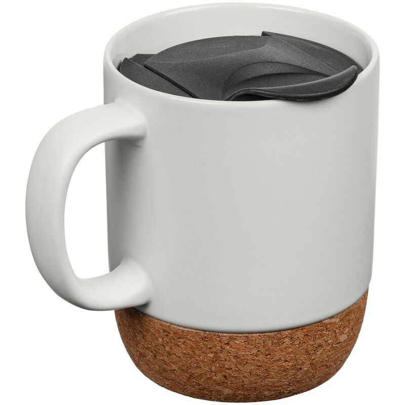 Кружка с пробковой подставкой Corky Walk, белая арт.12893.60