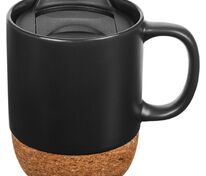 Кружка с пробковой подставкой Corky Walk, черная арт.12893.30