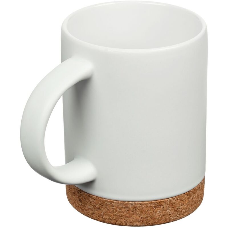 Кружка с пробковой подставкой Corky, белая арт.12894.60