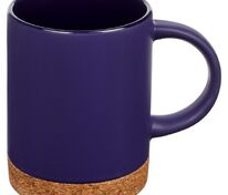 Кружка с пробковой подставкой Corky, синяя арт.12894.40