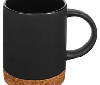 Кружка с пробковой подставкой Corky, черная арт.12894.30