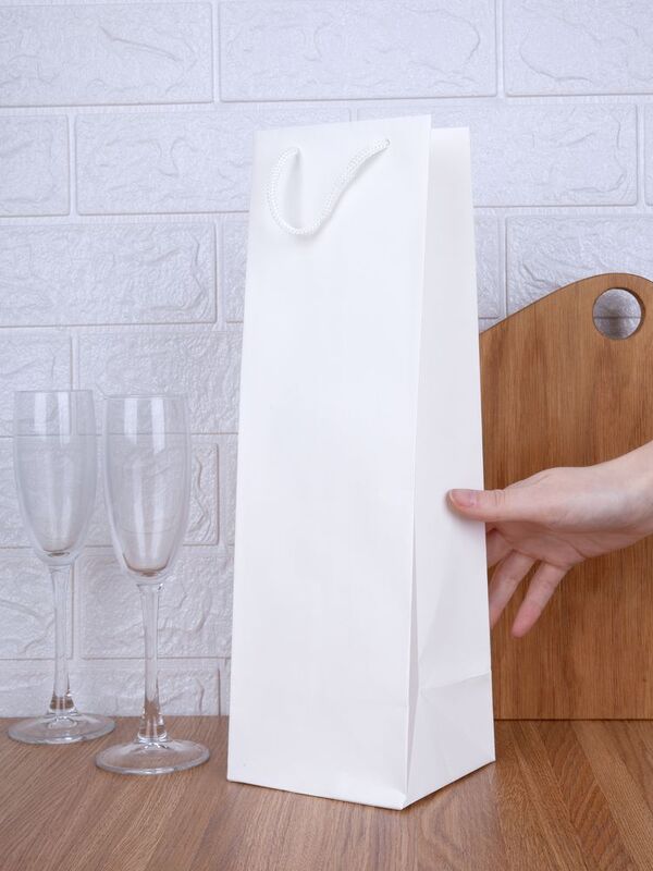 Пакет под бутылку Vindemia, белый арт.75556.60