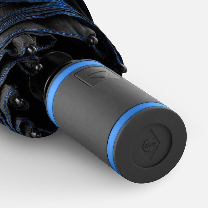 Зонт складной AOC Mini с цветными спицами, синий арт.64715.40