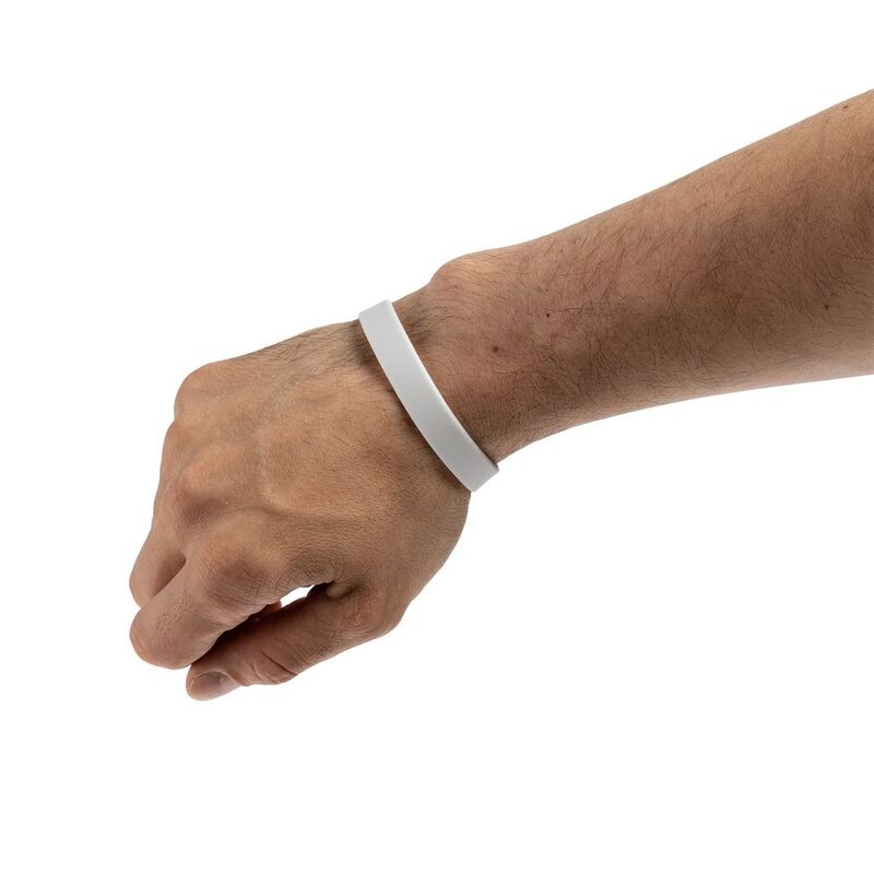 Силиконовый браслет Valley, белый арт.13745.60