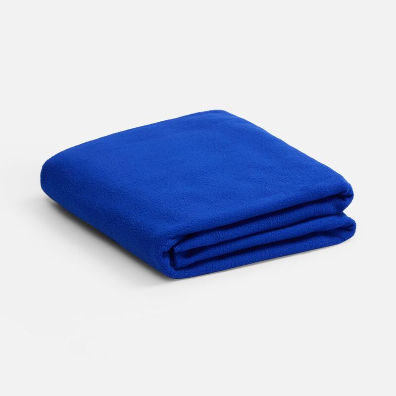 Флисовый плед Warm&Peace, ярко-синий арт.7669.44