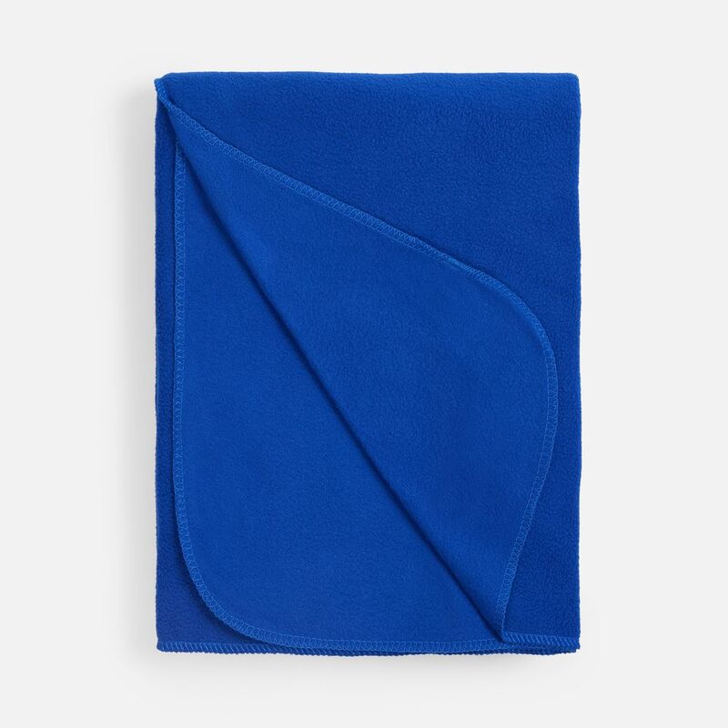 Флисовый плед Warm&Peace, ярко-синий арт.7669.44